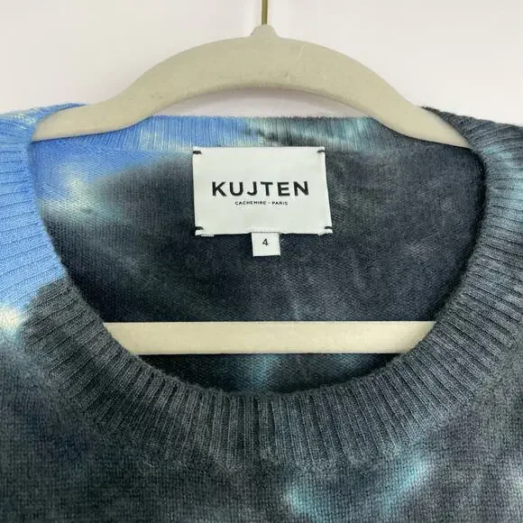 Kujten Tie Dye Cashmere Luxury Sweater Women's size 4 100% Cashmere - Picture 8 of 15
